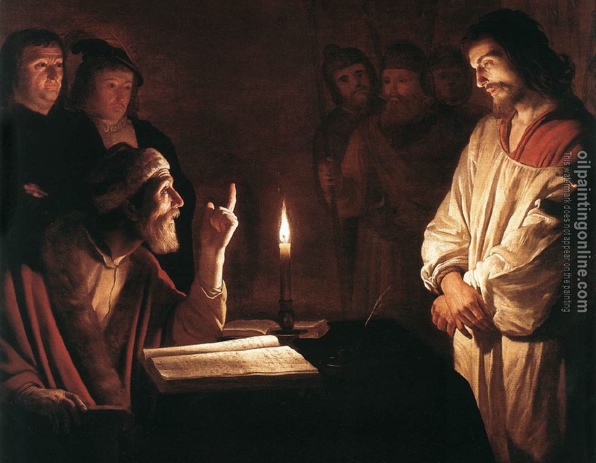 Gerrit van Honthorst - Christ before the High Priest II